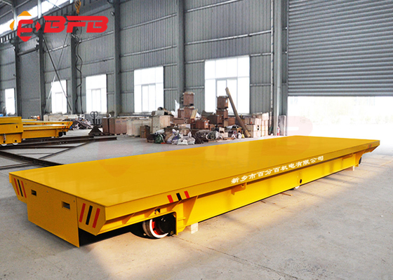 Intelligent Charger Battery Operated Steel Coil Transfer Car Moving On Rail Road 50 Metric Ton Capacity