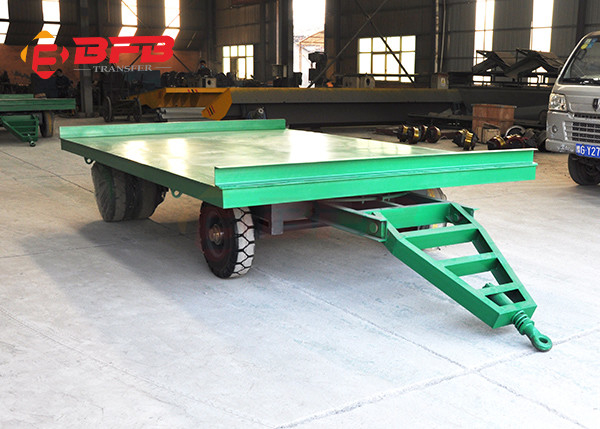 具体的な床容量10Tnのための手動モデル平面トレーラー