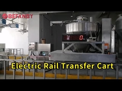 自動重量化鉄道輸送車 電気線路を横断する輸送車