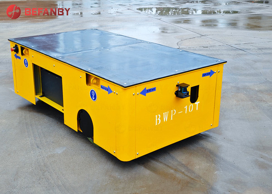 25T CE Certified Flatbed Steerable Transfer Trolley