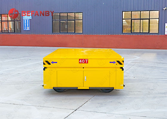 Automatic Omnidirectional Wheels AGV Industrial Battery Transfer Cart 40t