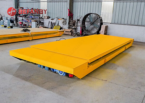 China Supplied Telecontrol Operate  Cable Reel Rail Transfer Trolley