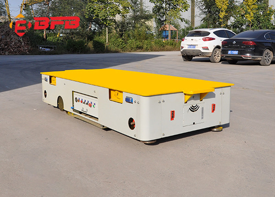 Rechargeable Electric Platform Trackless Transfer Cart For Workshop