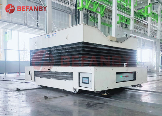 Electric Power Handling Rail Transfer Trolley Steel Beam 200mt Load