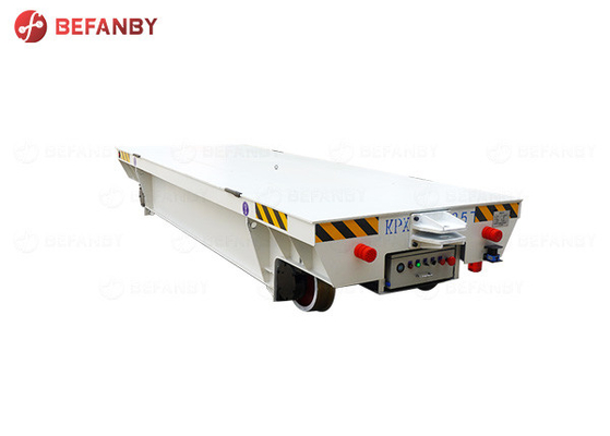 Electric Flatbed 5t Motorized Rail Transfer Cart