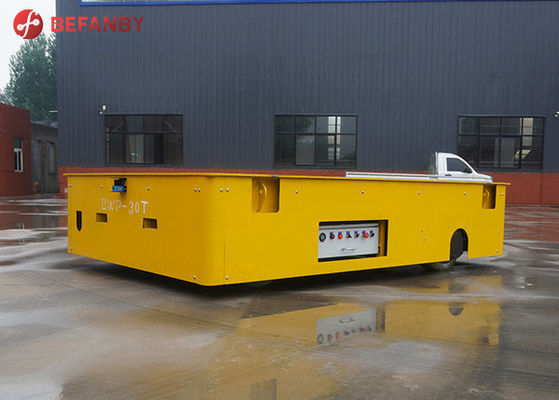 18トン柔軟に操作された工場バッテリー無軌道移動カート