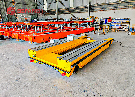 Fine Quality Remote Control Workshop Material Railway Transfer Cart