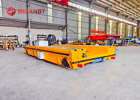 Fine Quality Remote Control Workshop Material Railway Transfer Cart