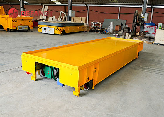 Customized Hand Pendant Control Rail Transfer Cart with 24 Months Warranty for Stable Operation