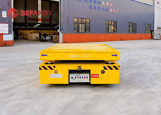 油圧リフト機能を備えた頑丈な 35T バッテリー式無軌道移送カート