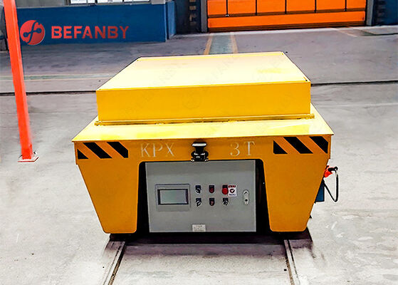 Operated Conveniently 3 Tonne Battery Rail Transfer Cart With DC Moter